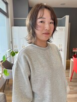 バランス ヘアーアンドアイラッシュ 野田店(balance.)&nbsp;オリーブカラー×レイヤー
