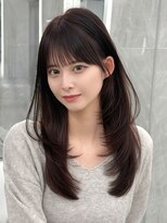 マウル ナゴヤ 名駅(MAEUL NAGOYA)&nbsp;レイヤーカット　ワンカール　ピンクブラウン　『桔川 恒』