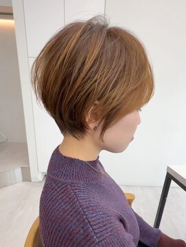 ビューナゴヤ 名駅(VIEW NAGOYA) ショート/オリーブカラー/髪質改善/白髪ぼかし/小顔