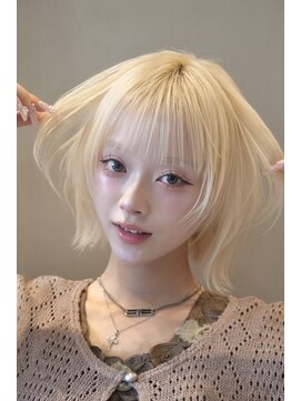 ジョエミバイアンアミ(joemi by Un ami) ブロンドボブ/ハイトーンボブ/ハッシュボブ