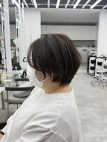 ビューブルー 亀戸錦糸町(VIEW BLUE)&nbsp;小顔に見せるショートボブ/髪質改善/ハイライト/白髪ぼかし