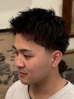 ヒロギンザ 難波店(HIRO GINZA)&nbsp;テーパーフェード　アップバング