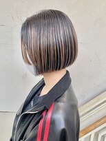 モリオ フロム ロンドン 成増店 【morio成増 セリザワ】ぱっつんボブ プレイングカラー