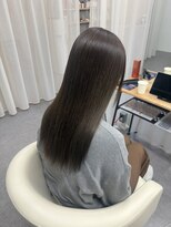 エマ 浦上駅前店(EMMA) 透明感ケアカラー × オリーブブラウン