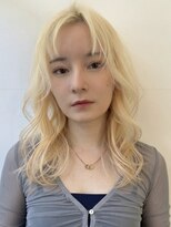 ミンクスリッカ 表参道(MINX RICCa)&nbsp;ハイトーンカラーで作るベージュブロンド