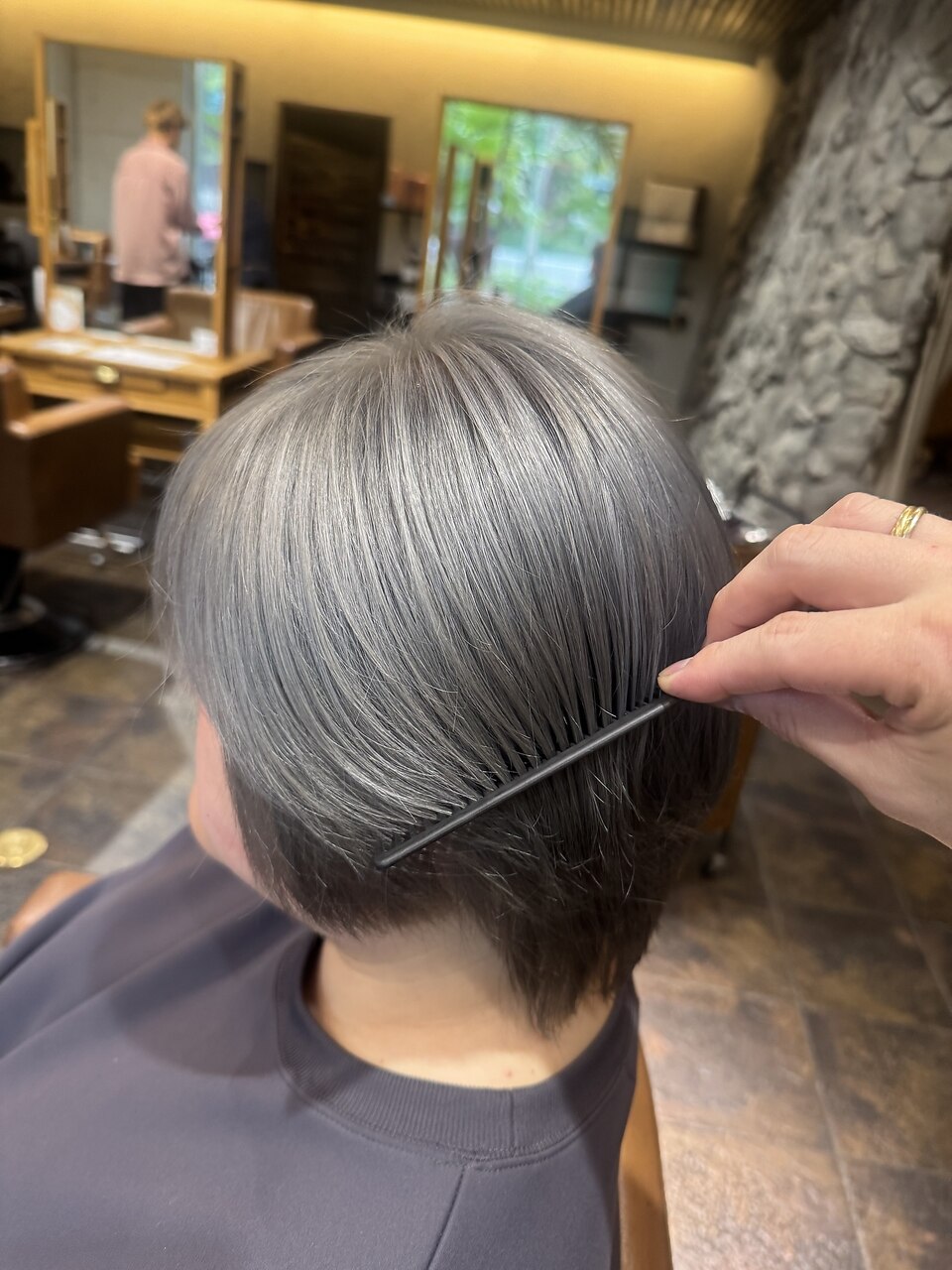 VoasorteGARDEN】ショート×ハイトーン シルバー グレー：L276391320