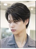 銀座新橋シャドウパーマ2wayフェザーパーマルーズショート眉毛　