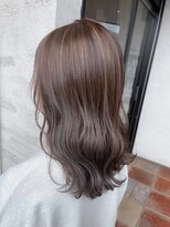 セットアップ 岡山北長瀬店(SET-UP) ラベンダーグレージュ 透明感カラー ハイライト
