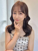 アンニュ(annuy)&nbsp;ブラウンベージュ ハッシュカット 透明感カラー 20代 レイヤー