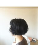 。。。。。。。。。くせ毛。。。ボブ。。。カタチ。。。
