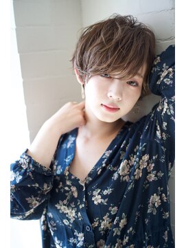 ラべリー 池袋(LOVELEY) 切りっぱなしボブ  ヘアカラー　【池袋】