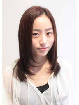 シグネット(signet) 伸ばしかけでもまとまる♪ミディアムストレートヘア