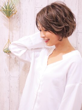 トレ(TRE) +animo南流山+ひし形シルエット☆丸みエッジショート♪h-3