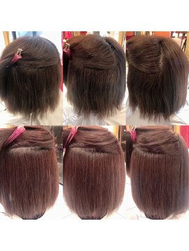 大嶋直樹の美容室 表参道 高難易度縮毛矯正＝手で乾かしただけです。本当です。