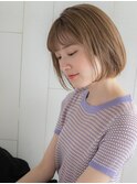《calico》＊涼しげヘア＊ミニボブ☆韓国ヘア＊ヘーゼルベージュ