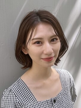 ビュートリアム 広尾(BEAUTRIUM) 大人可愛いナチュラルボブ×ひし形シルエット