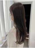 イヤリングカラー×グレージュ◎