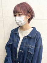 アンリ(Anli)&nbsp;【Anli☆岩瀬萌】マニッシュショート ストロベリーピンク