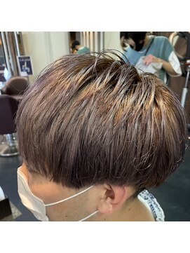 サラジュ 西宮北口店(SARAJU) ■ラベンダーグレー/メンズカット【妹尾駿】