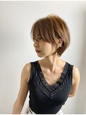 ショート/ショートボブ/くびれショート/丸みショート