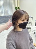 ホワイトベージュのインナーカラー◎