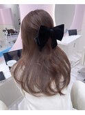 韓国ツヤカラーピンクブラウン