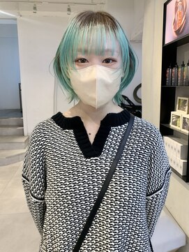 ゼスト パーク(ZEST PARK) 学割U24 ブリーチ ペールトーン ショートウルフ 吉祥寺 《宮坂》