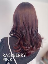 ヘアープロデュース ラピセット 松山(Lapset) 20代30代40代大人可愛いラズベリーピンク透明感