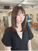前髪/レイヤーロング/オータムブラウン[流山おおたかの森駅]