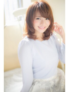 モッズヘア 福岡天神店 ”mod's天神　クロスパーマOK　くびれカールの技あり！セミディ