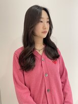 ヨーク(YOKE)&nbsp;【 YOKE 】チョコレートブラウン透明感顔まわりレイヤー小顔韓国