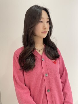 ヨーク(YOKE) 【 YOKE 】チョコレートブラウン透明感顔まわりレイヤー小顔韓国