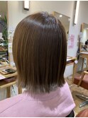 ぱつっとボブ