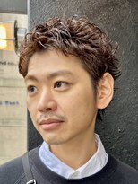 カムジーヘッドカミノウラ(COMEGHEAD KAMINOURA)&nbsp;ビジネスショートメンズマッシュツイストパーマツーブロック