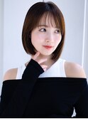 ミニボブ愛されショートぱっつんボブシンプルストレート大人女子