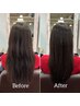 【新規限定】根元染め＋髪質改善ヘアエステ(仕上げアイロン付)￥16640→￥9900