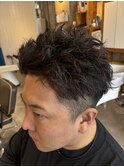 名古屋天白区梅ヶ丘メンズショートツイストパーマ