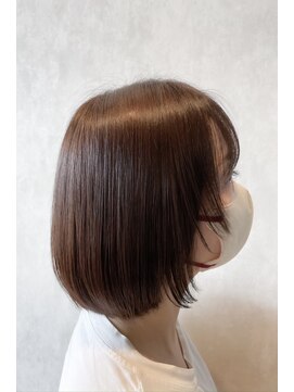 カミビト 奈良生駒店(KamiBito) うるつやブラウンベージュカラー