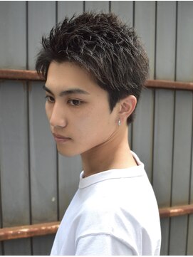 フリーク バーバーショップ 都島店(FREAK BARBER SHOP) アップバングスパイキーショート