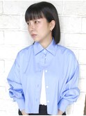 天神【BIRTH】ぱっつん前髪ワンレンボブ×ネビージュ　　2