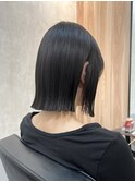 黒髪/前髪/こなれミディ/イメチェン/ボブ/髪質改善/ワンレン