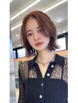 ロンド ストラーダ 心斎橋(Lond strada)&nbsp;レイヤーボブ×ハイトーン[心斎橋/髪質改善]