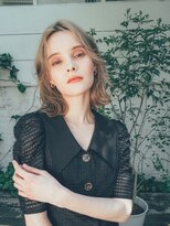 エーバイフー 江坂店(A BY WHO)&nbsp;A BY WHO江坂/ハイトーンボブ/ブランドヘア