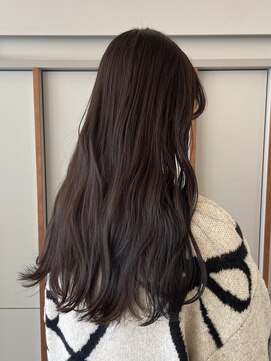 ローレンアオ(LOREN AO) 【LOREN AO】ダークグレージュ/レイヤーロング/グレージュカラー