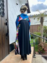 リンピオピア(Limpio pia)&nbsp;卒業式　和装ヘアスタイル