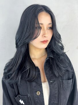 アイティーバイアルバム 藤沢店(IT by ALBUM) 美髪ロング顔周りレイヤーくびれヘア_F10098