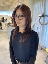 ロカ(roka)&nbsp;ピンクブラウン/ハッシュカット/韓国ヘア