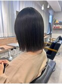 パツっと切りっぱなし外ハネボブ