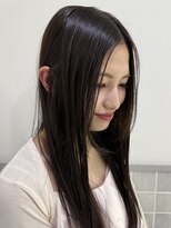 マアム ジー 明大前店(ma'am Zee) ロングスタイル×ダークブランジュ