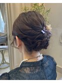 およばれヘアアレンジ